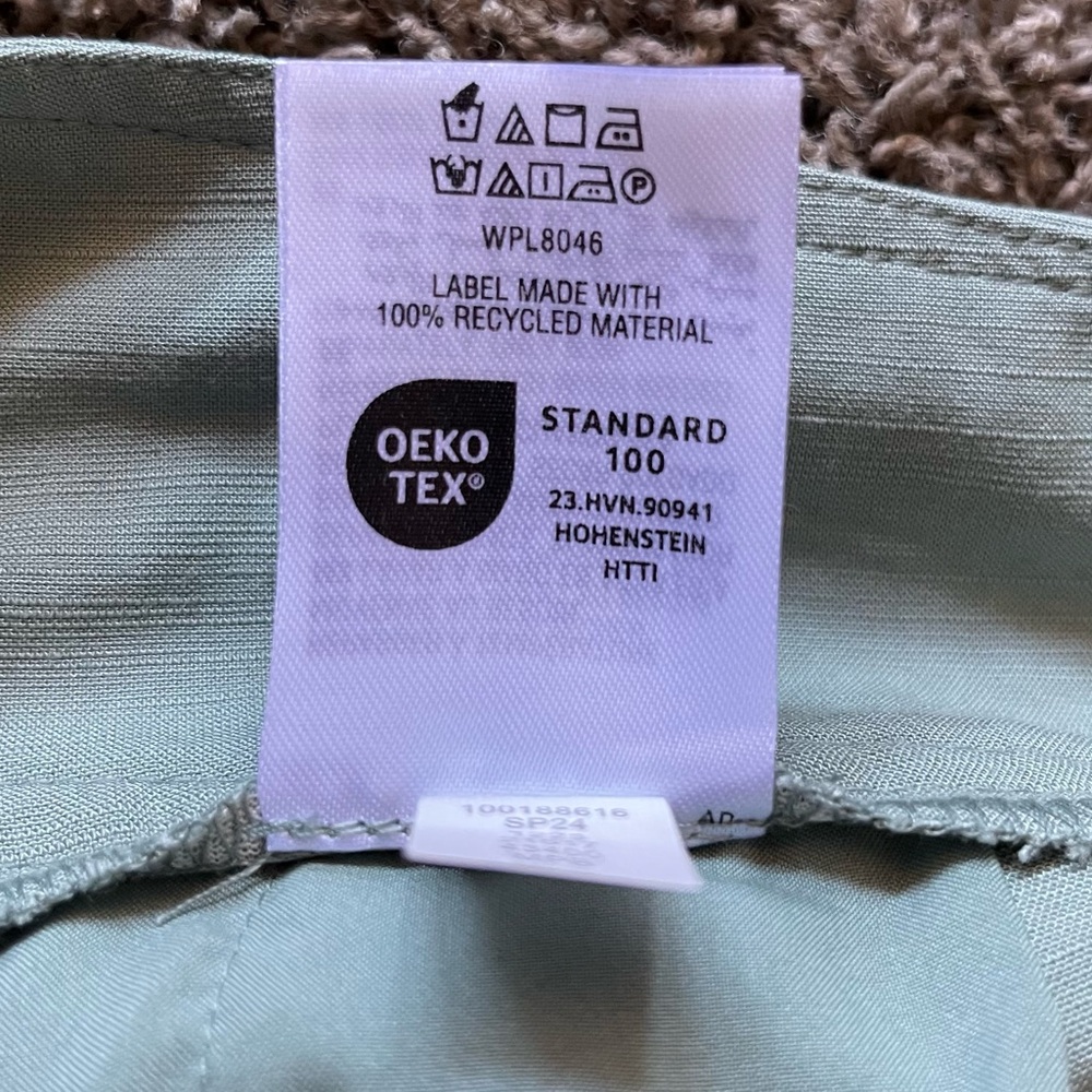 BAR III Sage Green Wide Leg pants | High Waist
Pants for work | palazzo pants 8P - Picture 6 of 11
